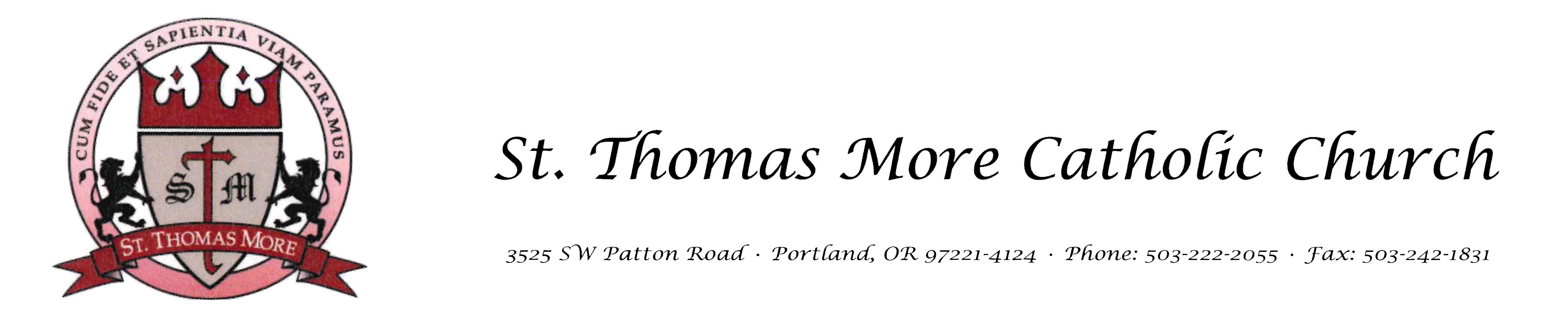 St. Thomas More Catholic Church logo